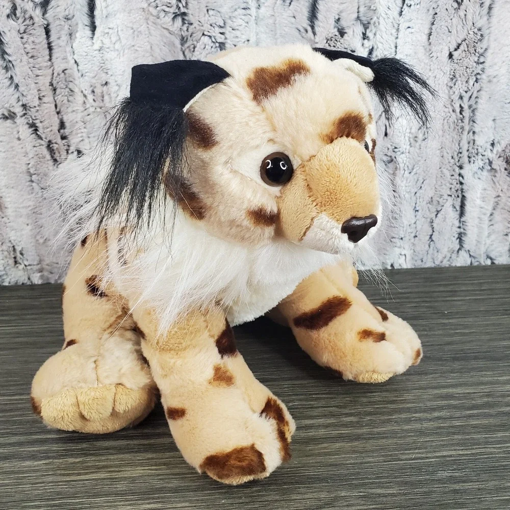 Destination Nation Lynx Cat Bobcat Plush Stuffed Animal